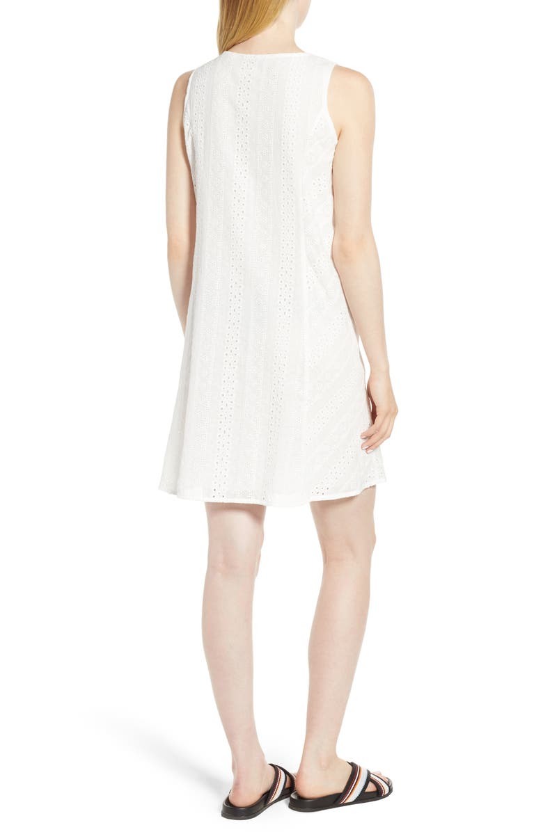 Everleigh Eyelet Shift Dress, Alternate, color, 