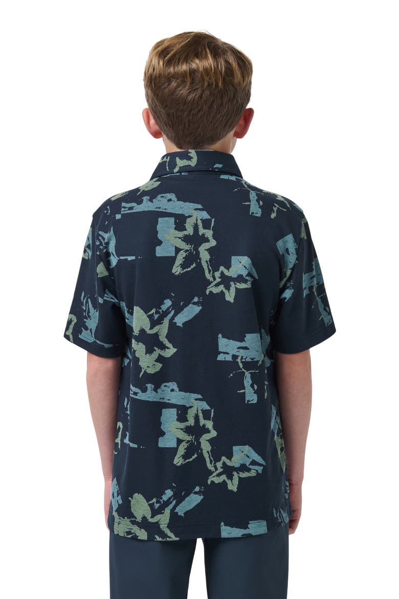 Kids' Y Favorite Hello Polo, Alternate, color, TOTAL ECLIPSE