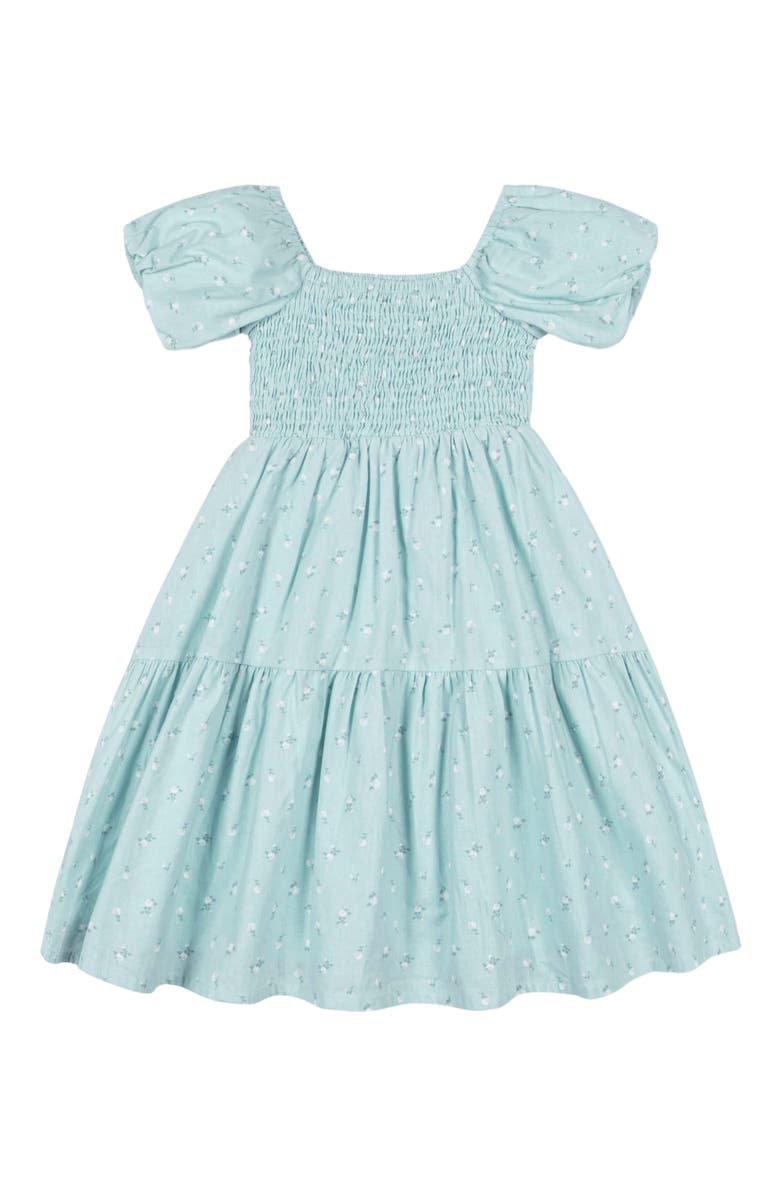 Hope 
Henry Girls
 Smocked Bubble Sleeve Dress, Toddler, Alternate, color, Tea Room Floral