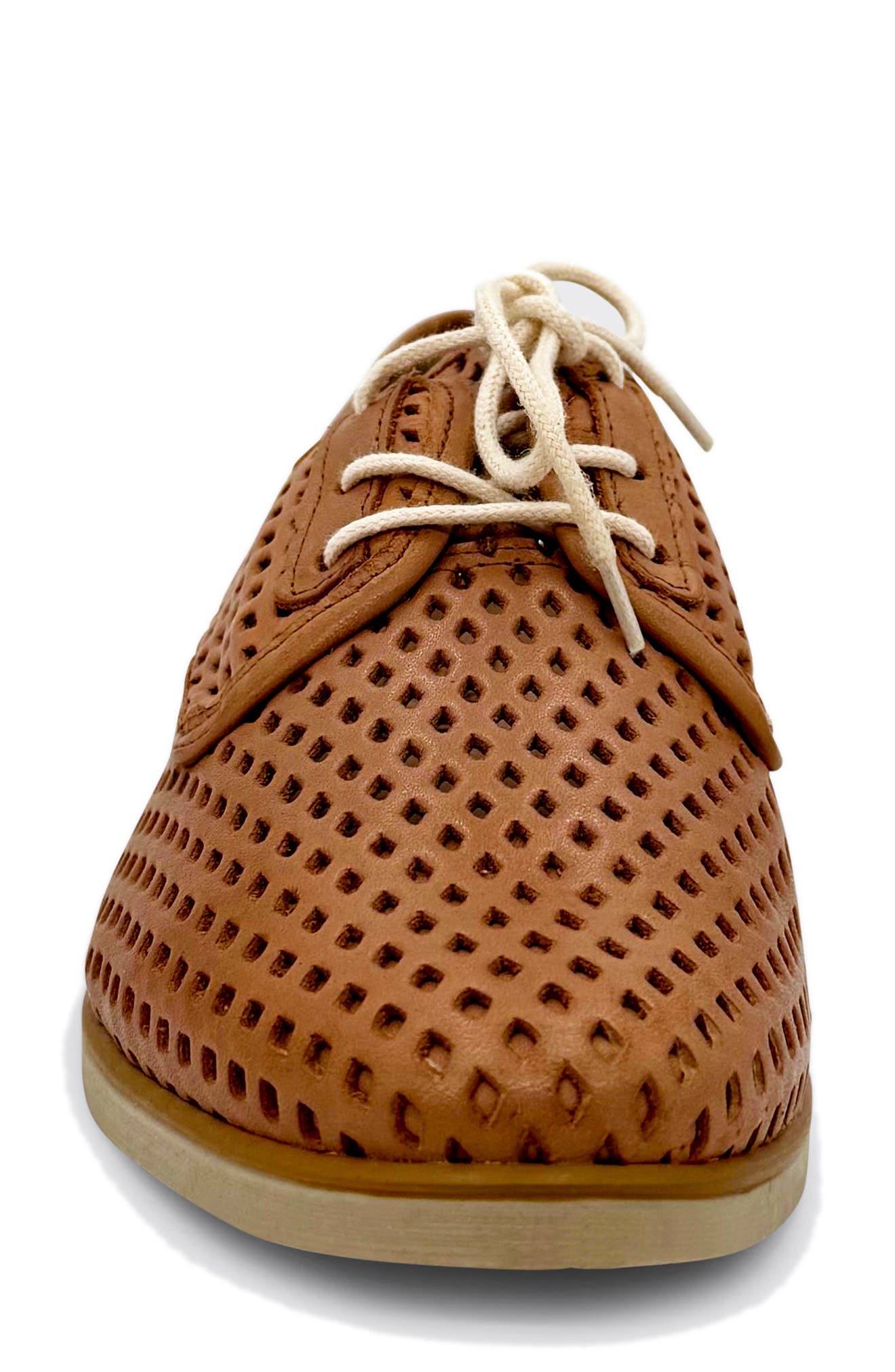 CHELSEA CREW Woody Perforated Derby, Alternate, color, Tan