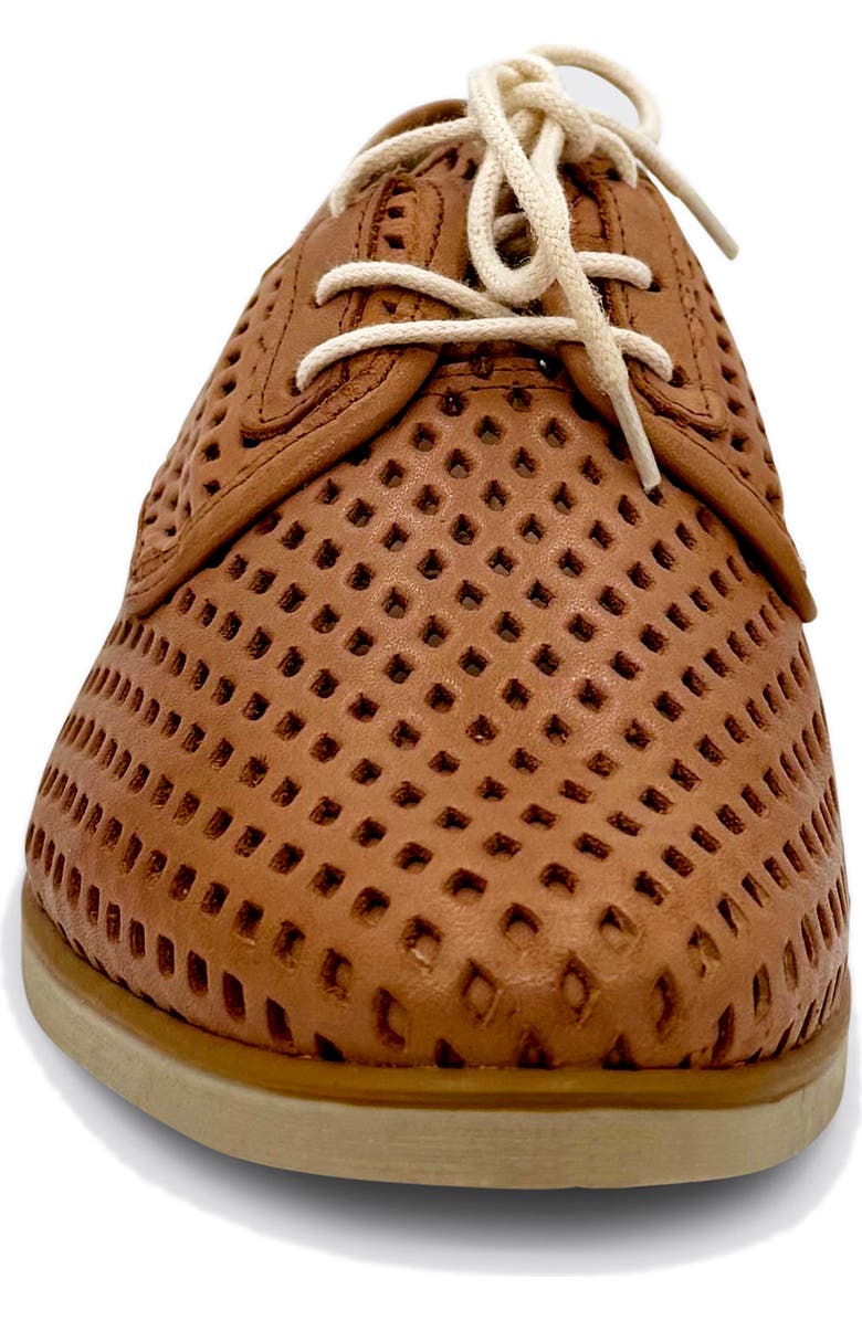 CHELSEA CREW Woody Perforated Derby, Alternate, color, Tan