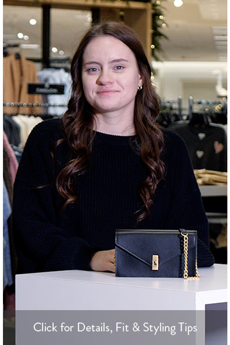 Polo ID Chain Leather Crossbody Wallet video