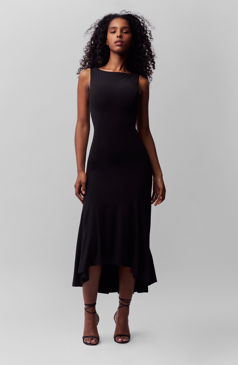 Guizio Daye Midi Dress, Main, color, Black