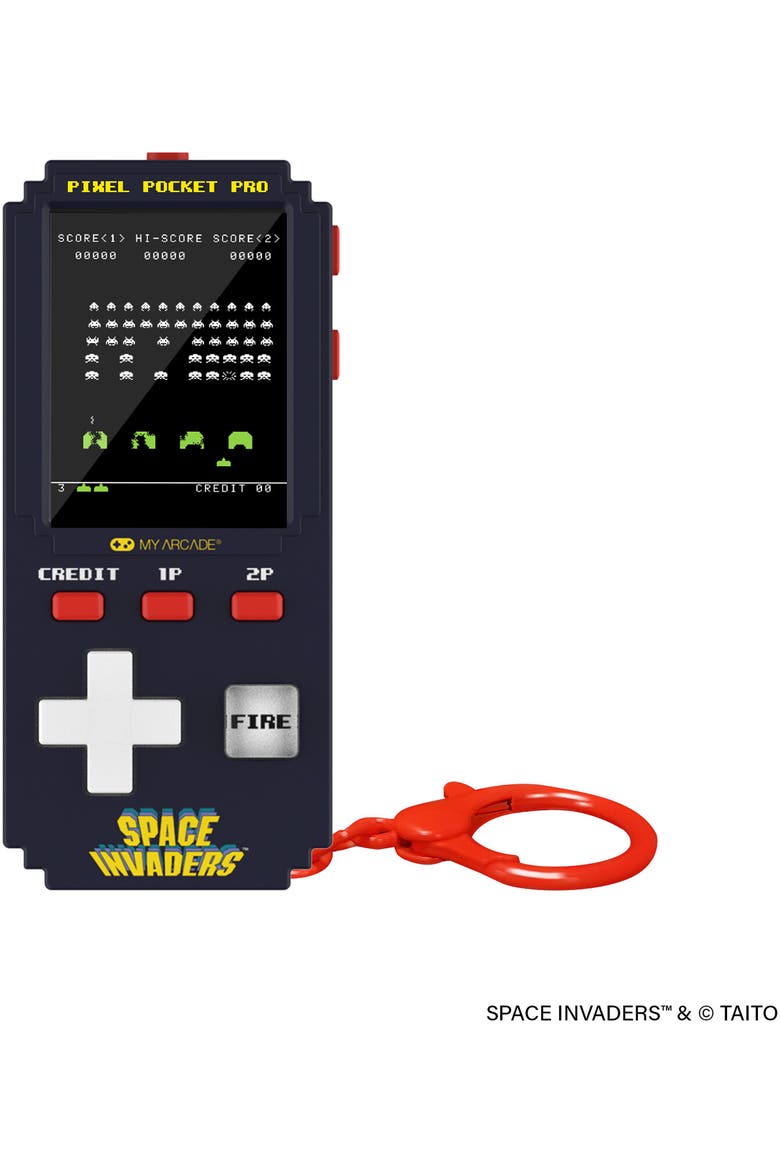 Myarcade Dgunl7133 Space Invader Pixel Pocket Pro, Alternate, color, Multicolor