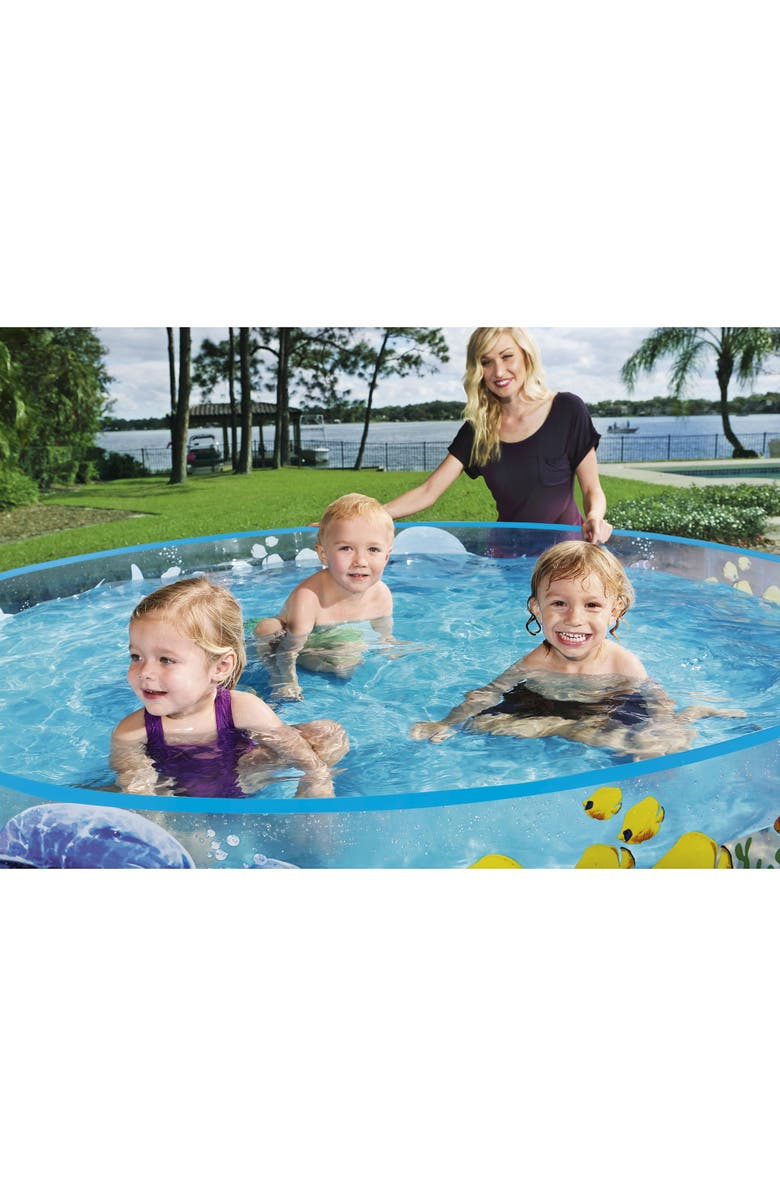 Bestway H2OGO! 6\' x 15" Odyssey Fill \'N Fun Plastic Kids Swimming Pool, Alternate, color, 