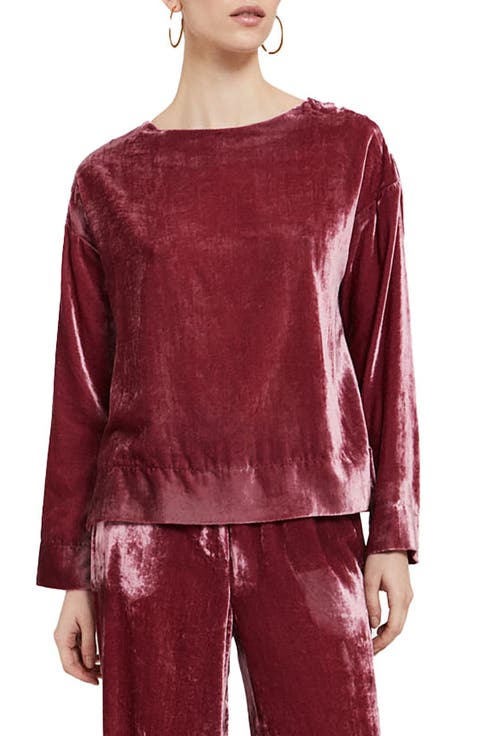Soft Velvet Blouse