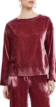 ottod'Ame Soft Velvet Blouse