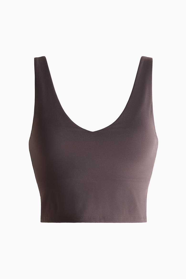 Integral-bra Sports Top With Sculptmove, Alternate, color, Dark heather
