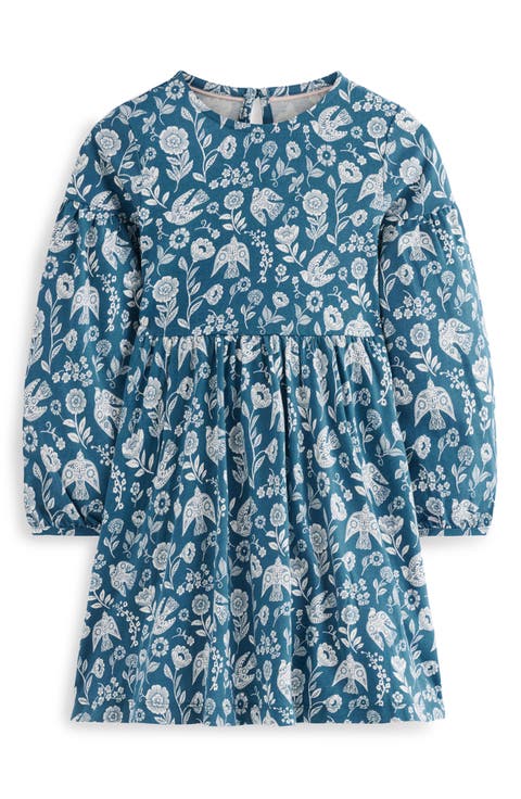 Kids' Blouson Sleeve Twirly Dress