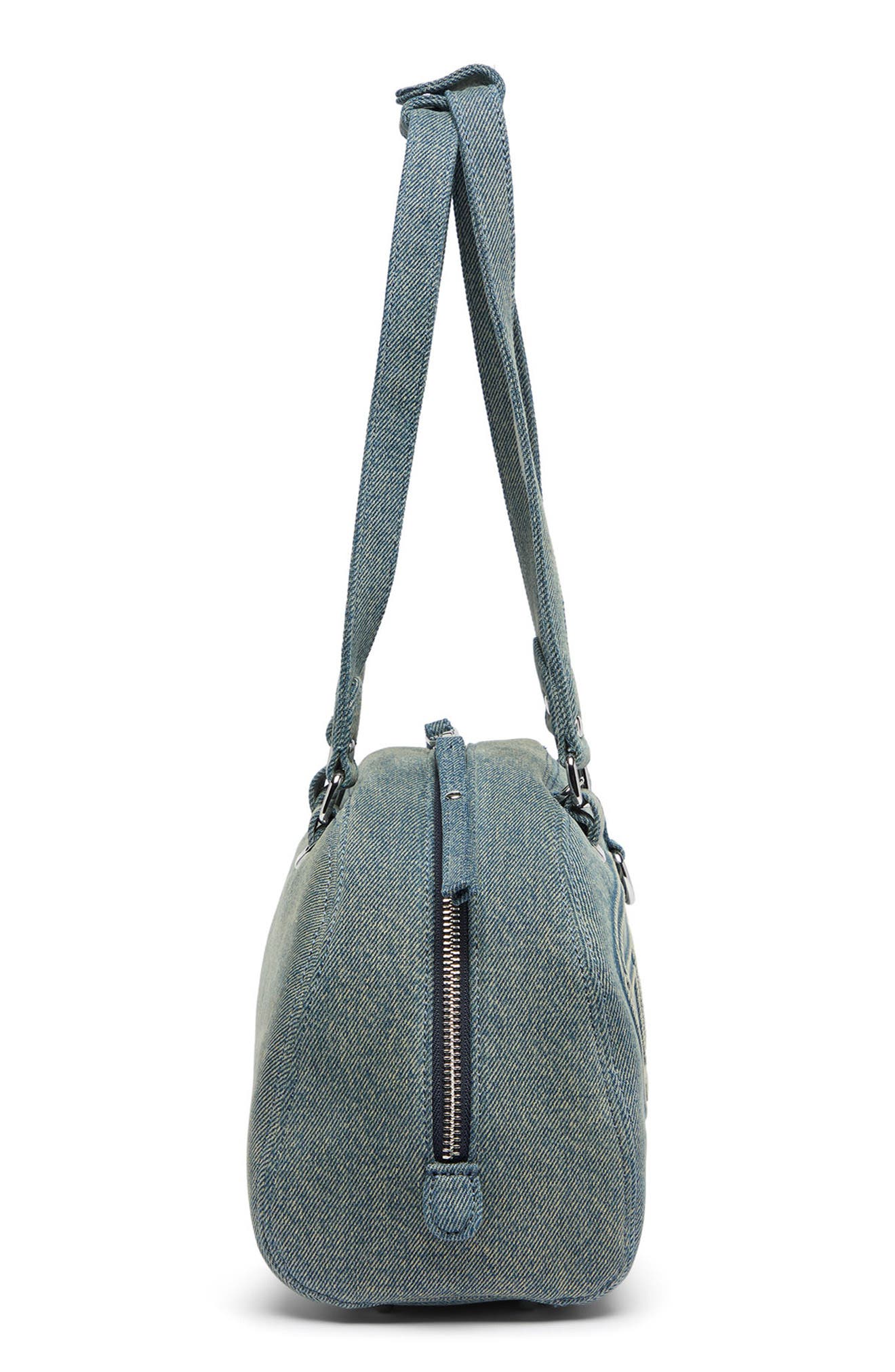 1DR Dome Soft Denim Shoulder Bag, Alternate, color, DENIM