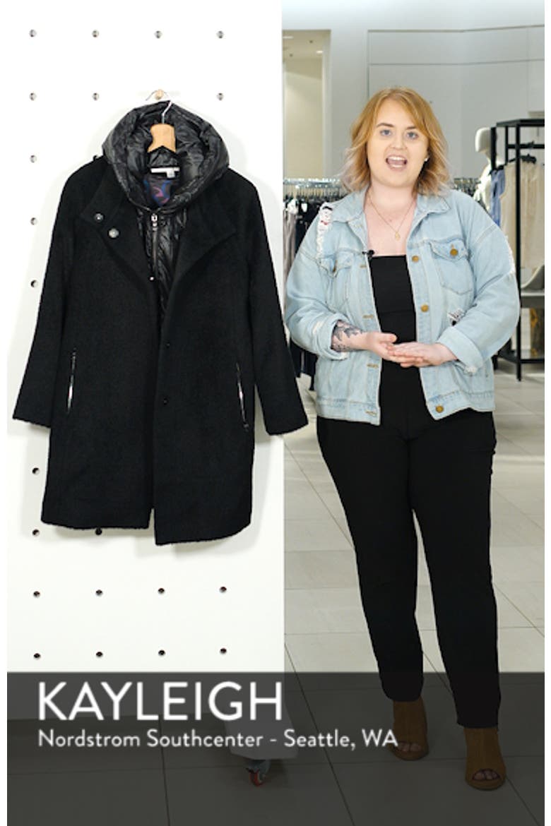 Coat with Hooded Bib video