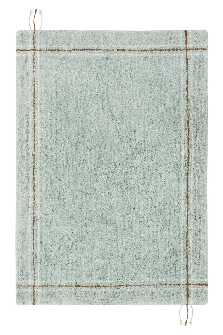 Cuisine Washable Rug, Main, color, BLUE SAGE