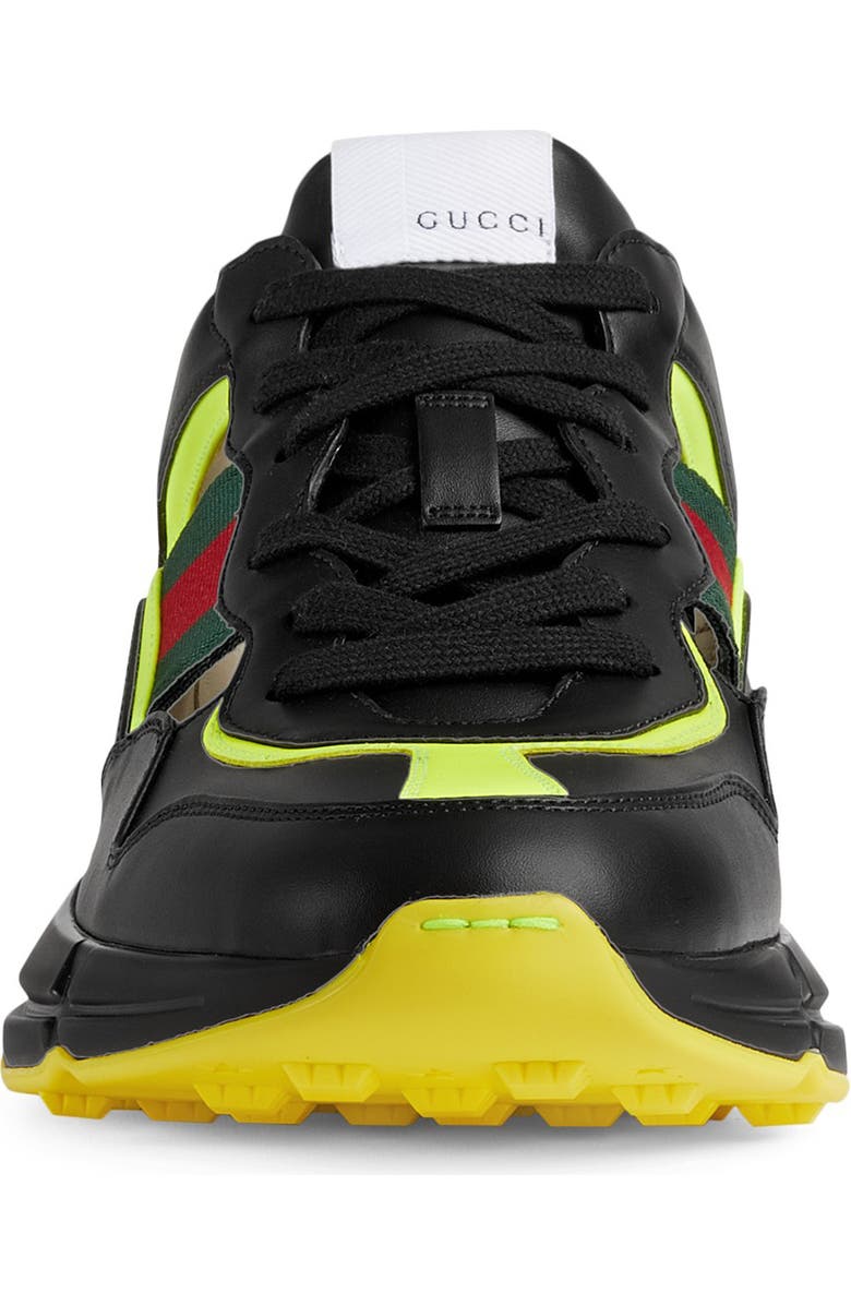 Gucci Rhyton Cutout Low Top Sneaker, Alternate, color,