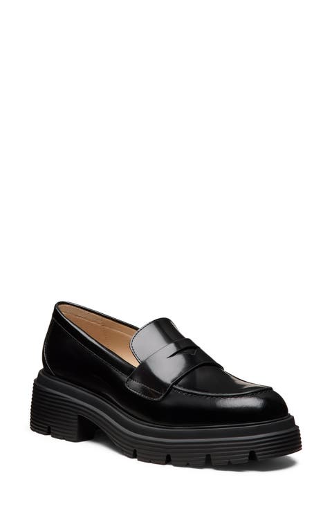 Hudson Lite Lugged Platform Penny Loafer (Women)