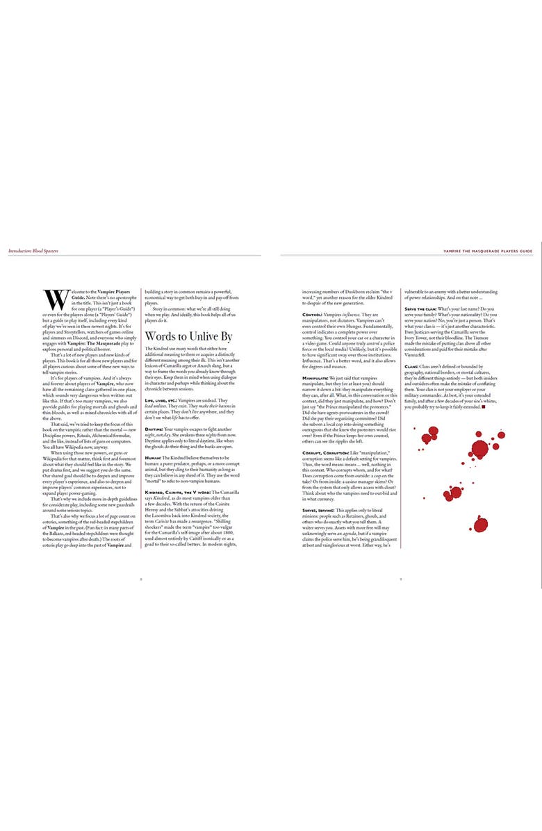 Renegade Game Studios Vampire The Masquarade 5th Edition Game Players Guide, Alternate, color, Multicolored