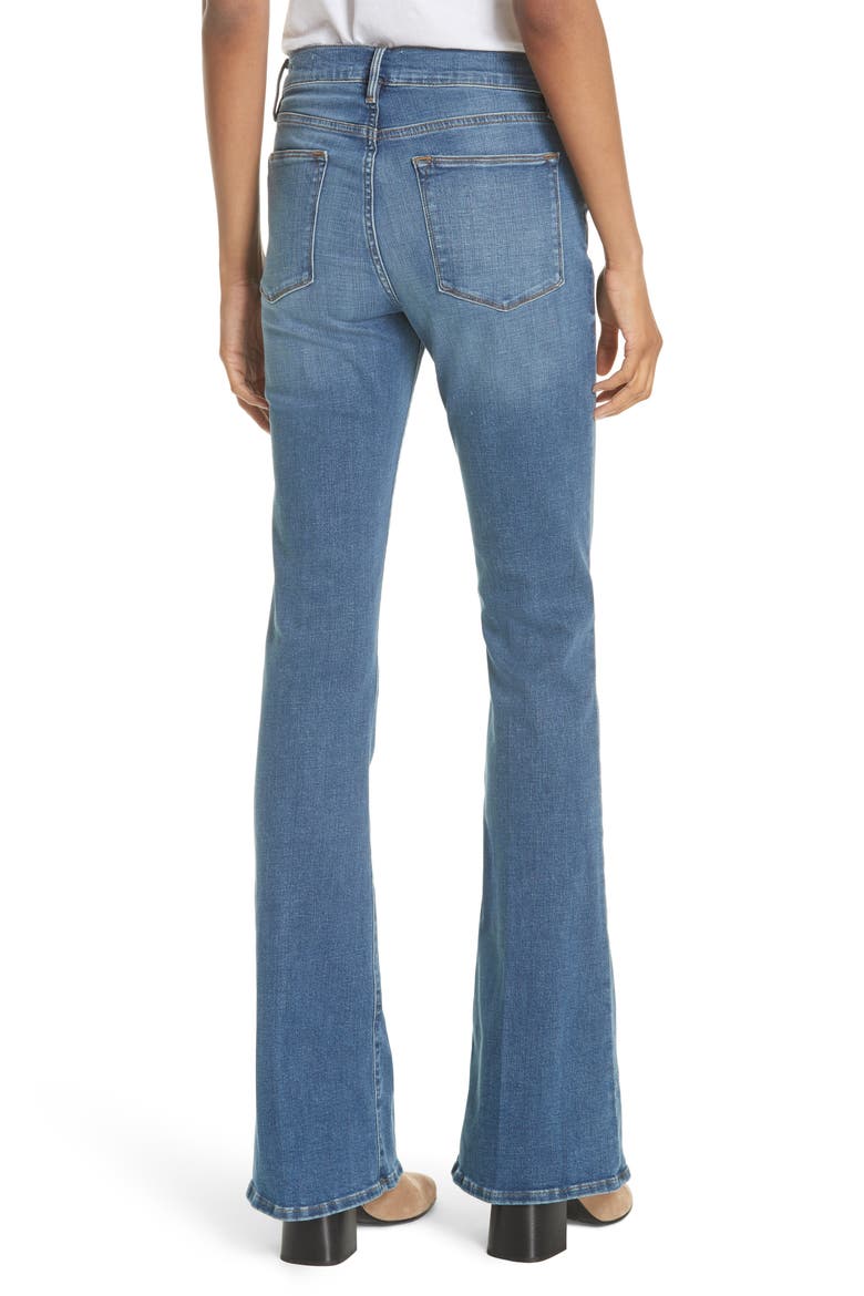 Le High Flare Jeans, Alternate, color, COLUMBUS
