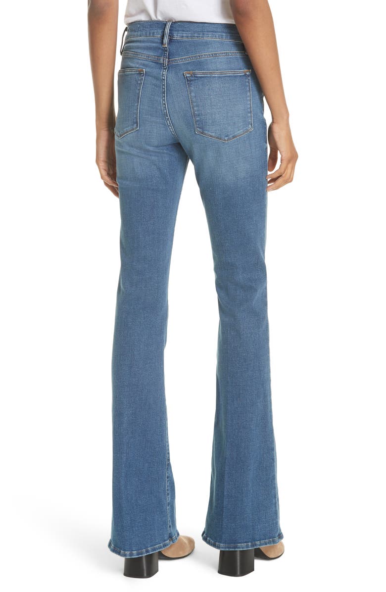 FRAME Le High Flare Jeans, Alternate, color,