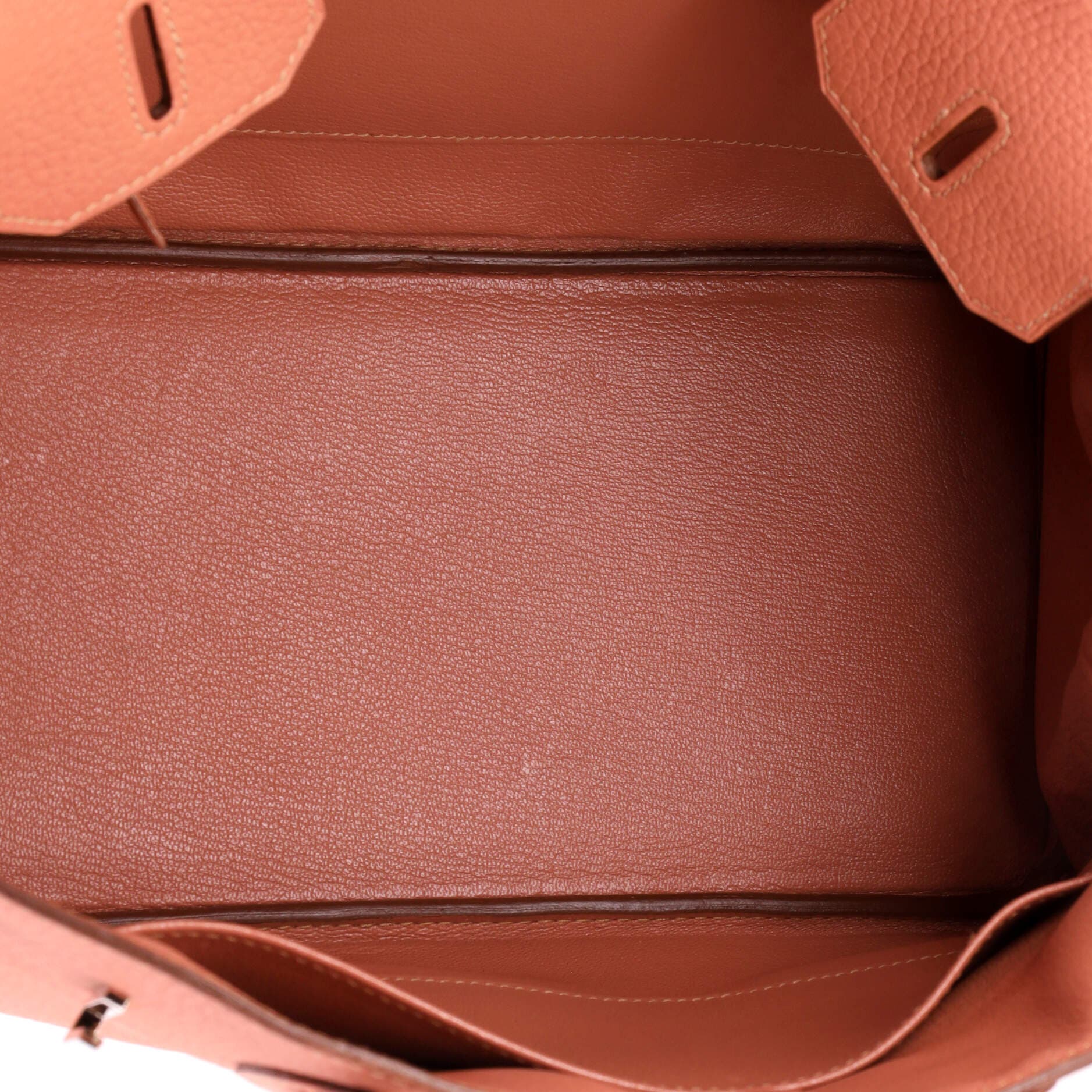 Pre-Owned Hermes Birkin Handbag Pink Clemence with Palladium Hardware 30, Alternate, color, 