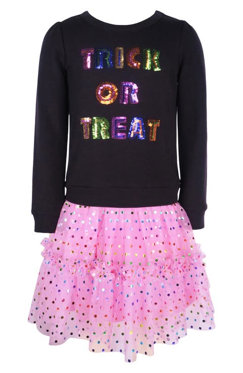 Kids' Drop Waist Sequin Tutu Dress (Little Kid)