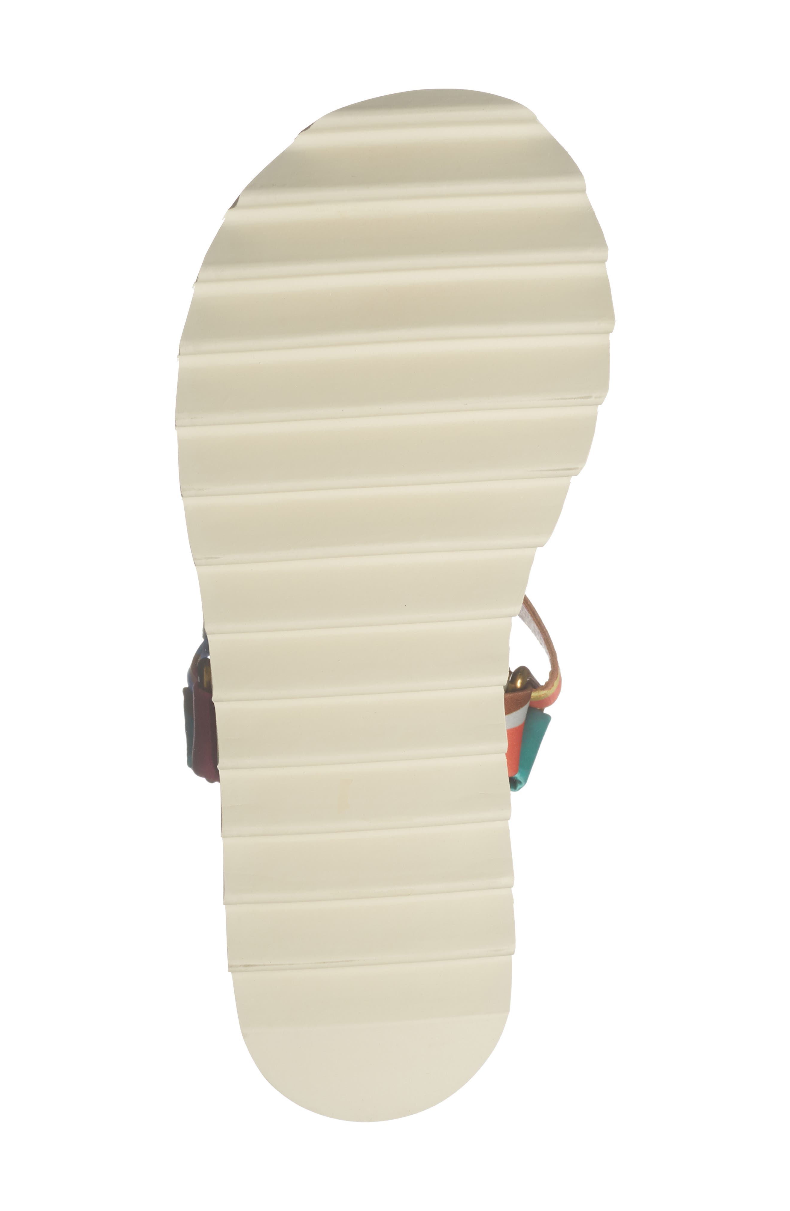 Kurt Geiger London Orion Flatform Sandal, Alternate, color, Ivory Multi