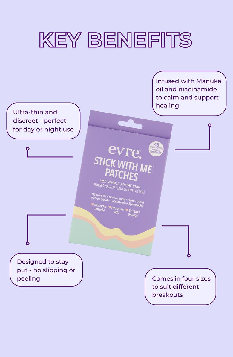 evre. Stick With Me Patches, Alternate, color, 