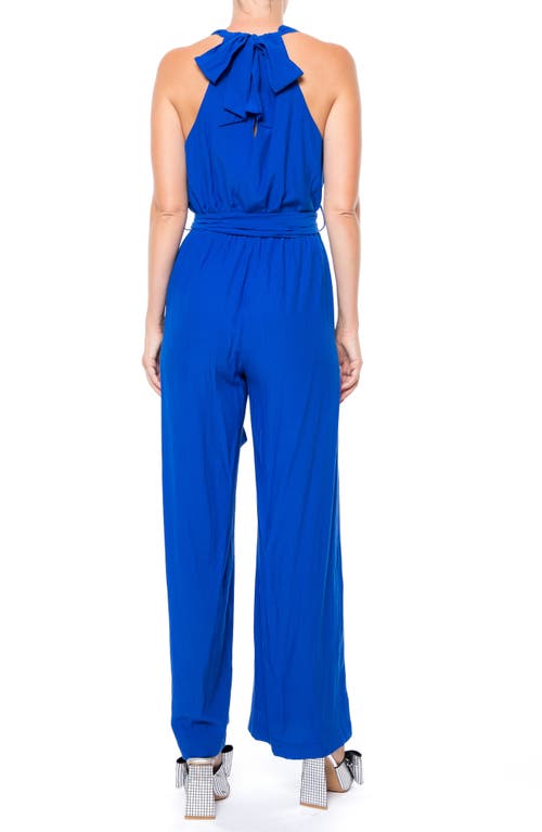 MEGHAN LA MEGHAN LA DISCO STRAIGHT LEG JUMPSUIT
