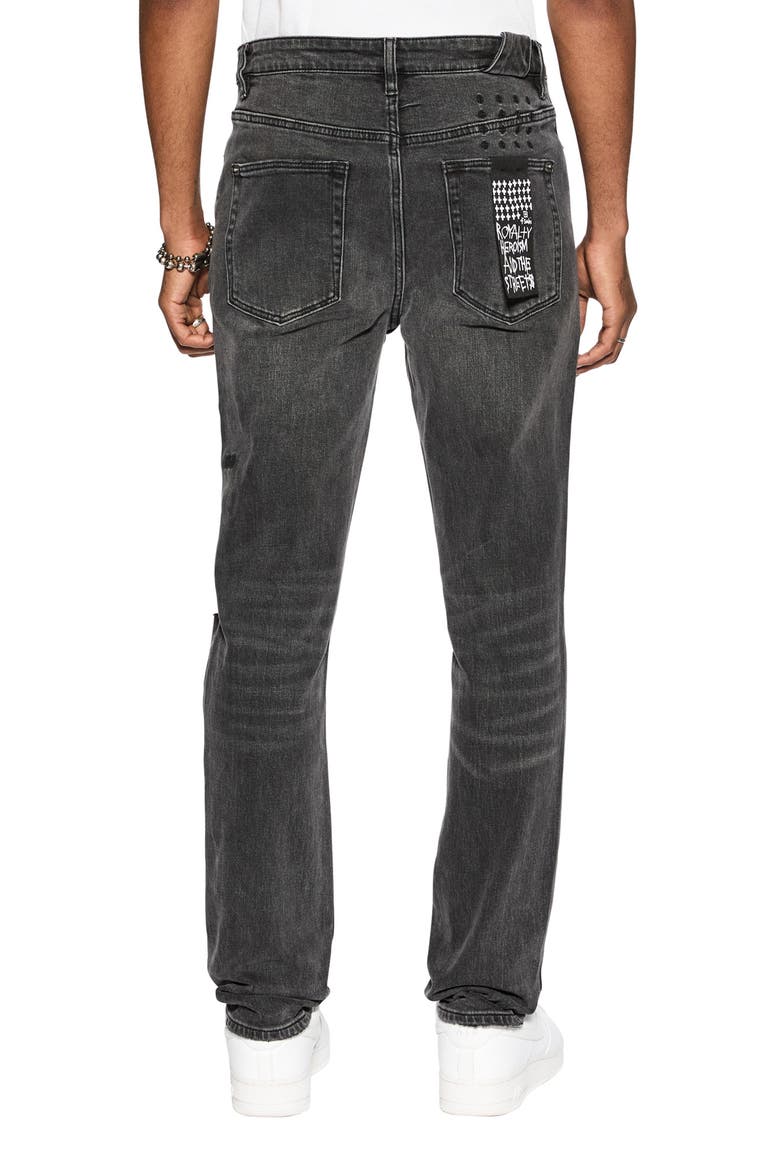 Chitch Angst Sabbath Straight Leg Jeans, Alternate, color, BLACK