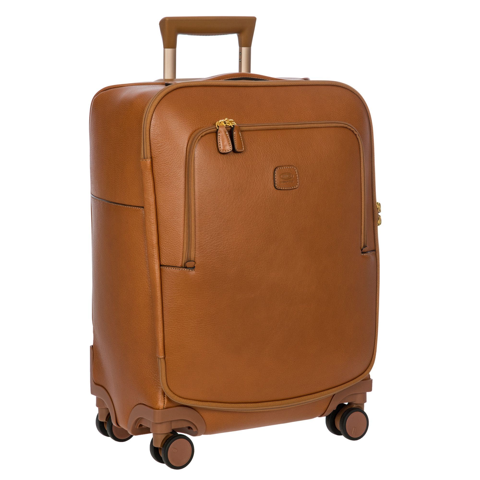Bric
s Life Pelle 21" Carry-On Spinner, Alternate, color, Cognac