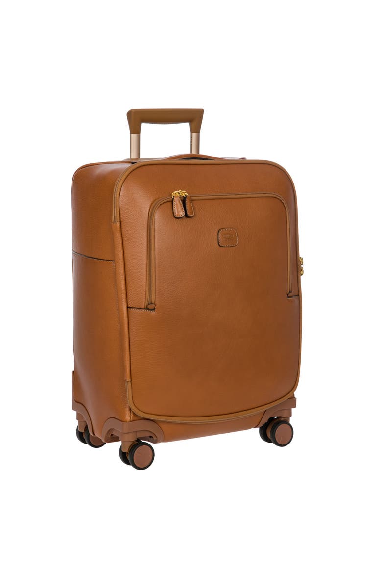 Life Pelle Softside 21" Carry On Spinner Luggage, Alternate, color, Cognac