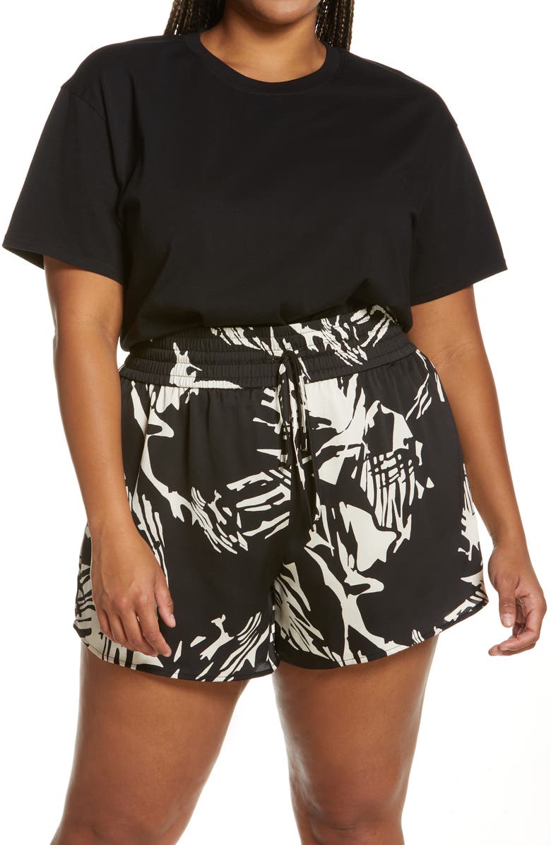 Open Edit Organic Cotton T-Shirt Bodysuit, Main, color, 