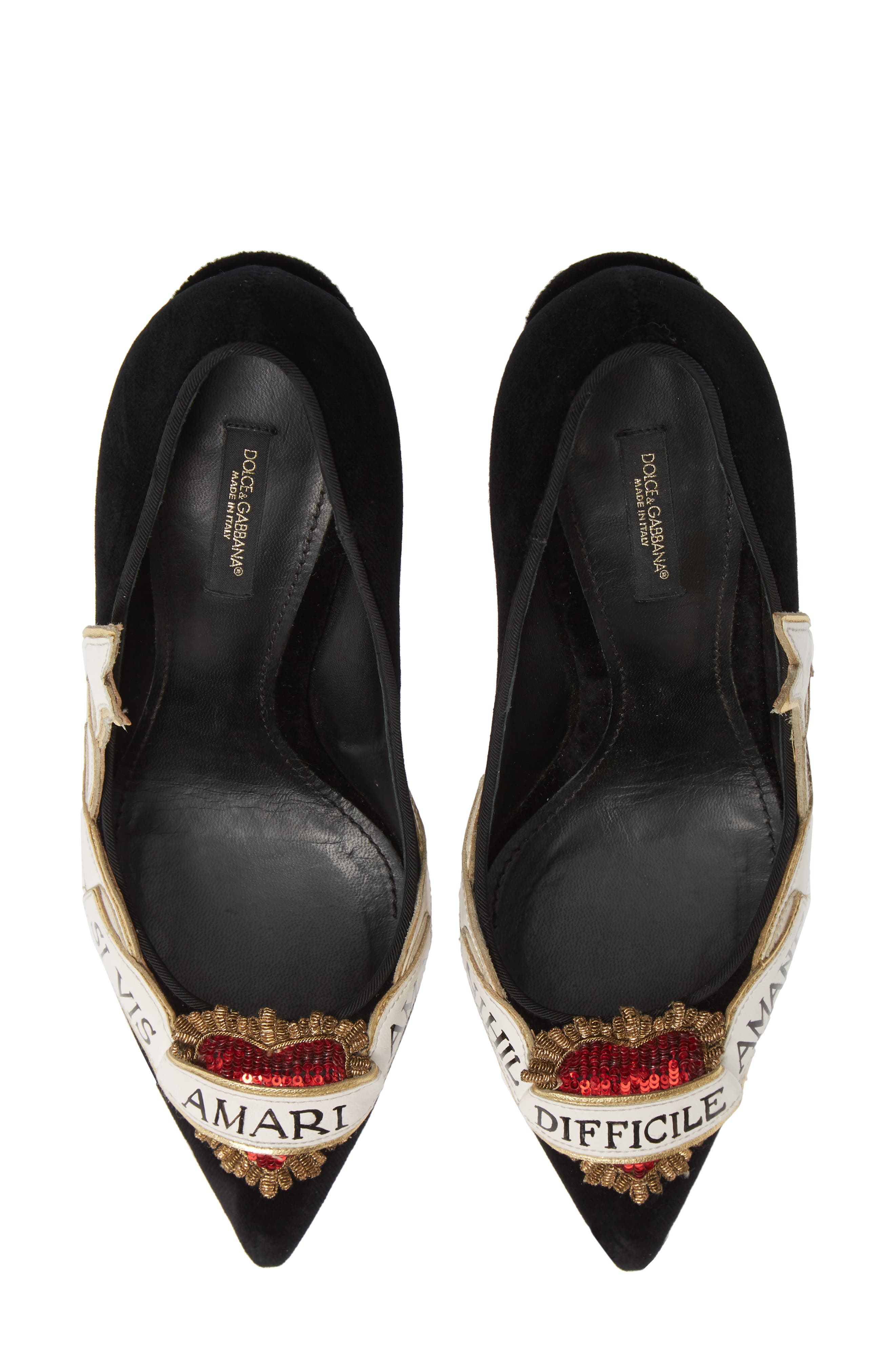 Dolce&Gabbana Amanti Sacred Heart Pump, Main, color, 