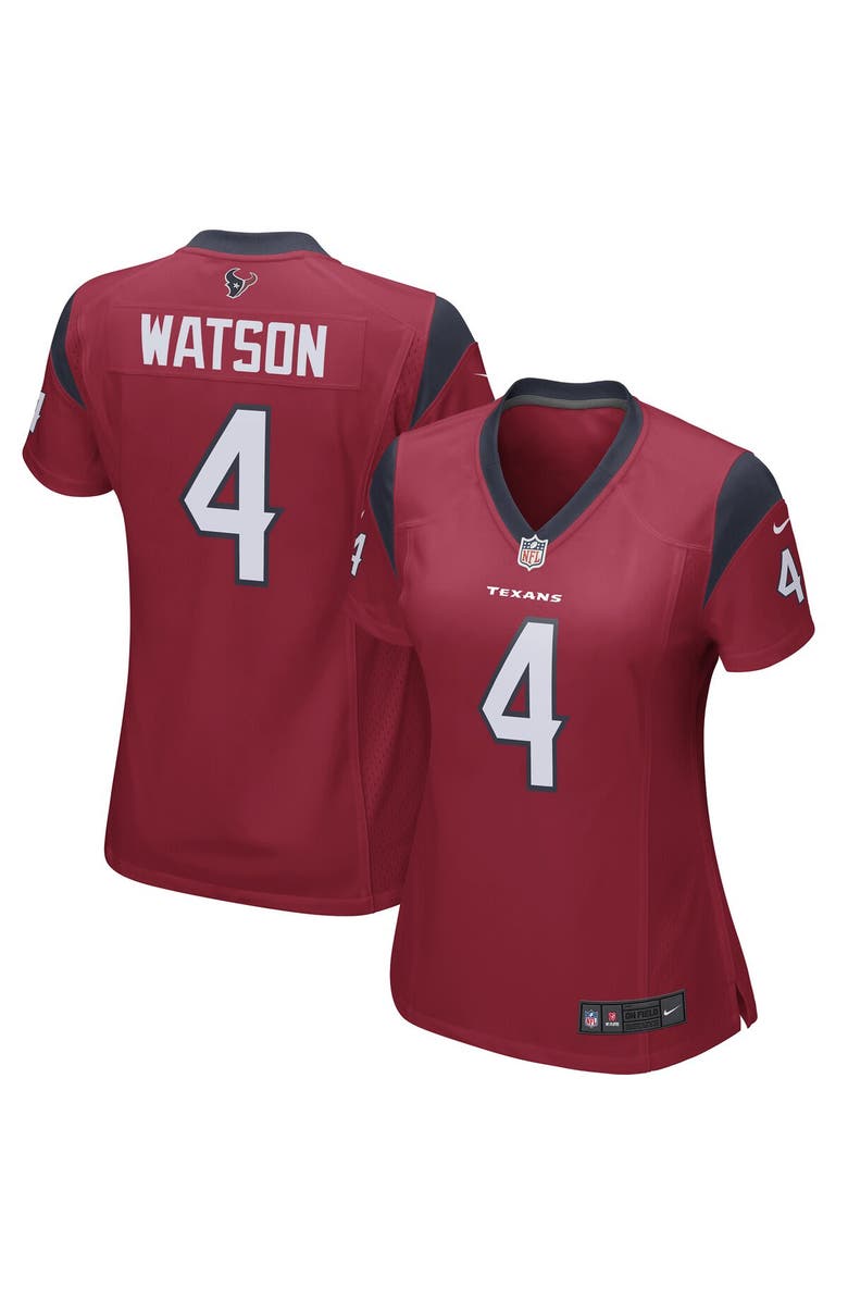 Nike Deshaun Watson Houston Texans Nike Women's Player Game Jersey - Red, Main, color, 