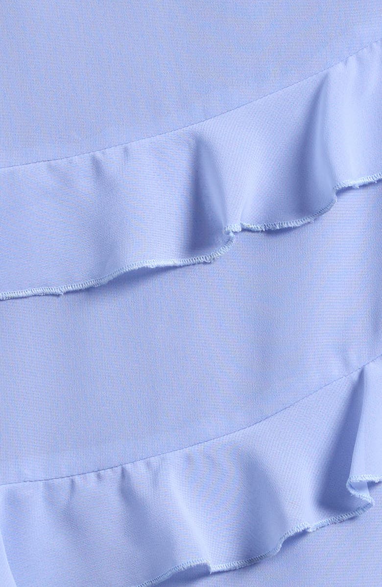 Ava & Yelly Kids' One-Shoulder Ruffle Dress, Alternate, color, Blue