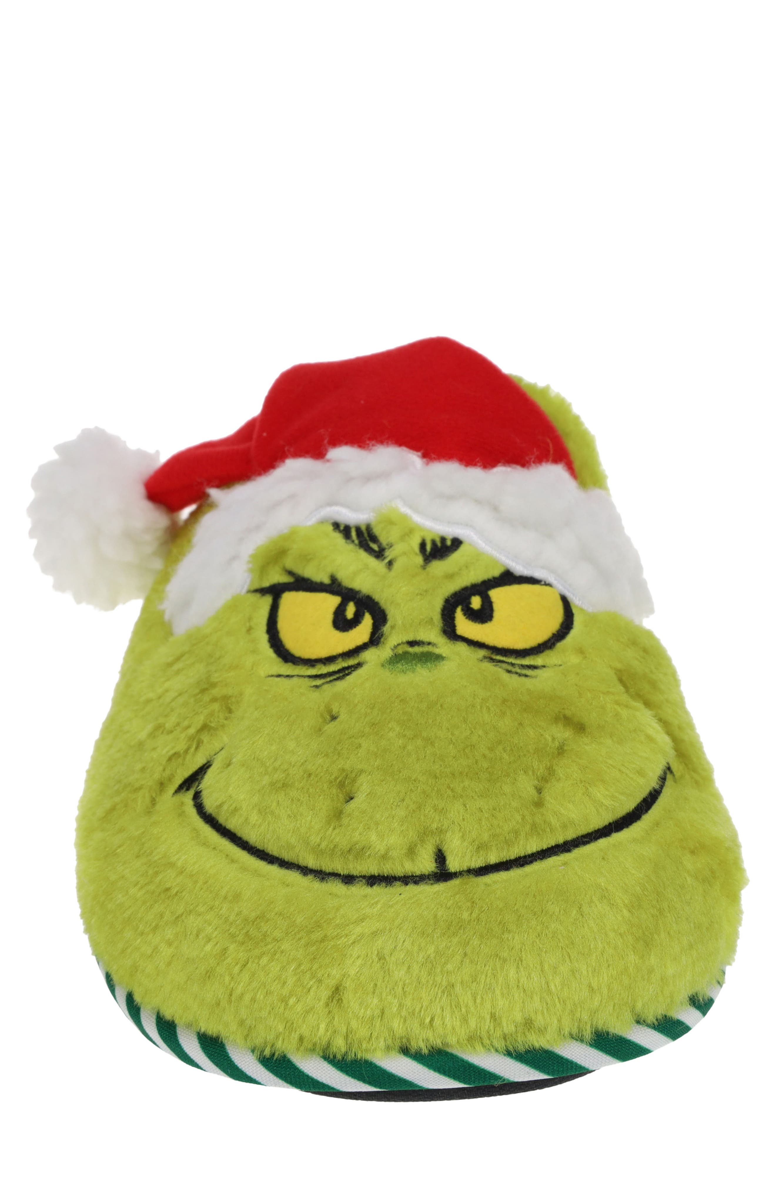 SG Footwear Matching Family The Grinch Scuff Slipper, Alternate, color, 