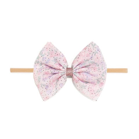 Bow & Bloom Tulle Bow Baby Headband (baby)