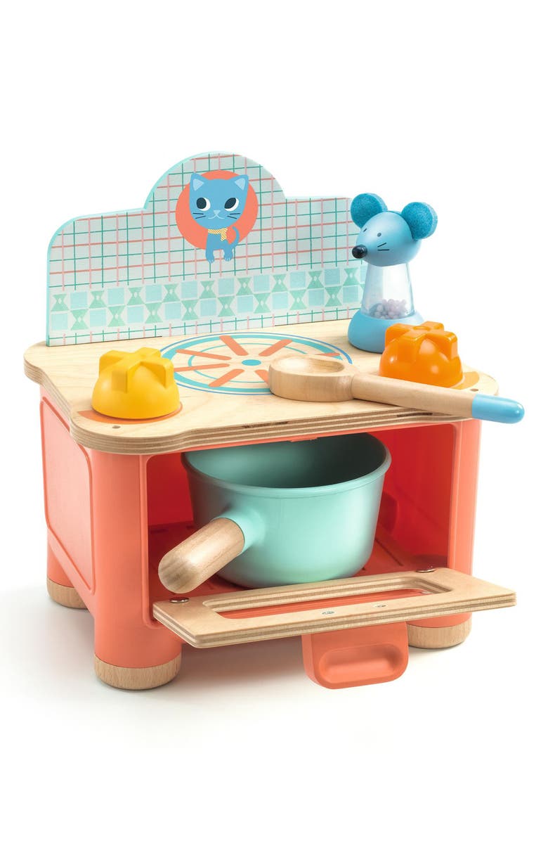 Djeco Mini Cook Playset, Main, color, Blue Multi