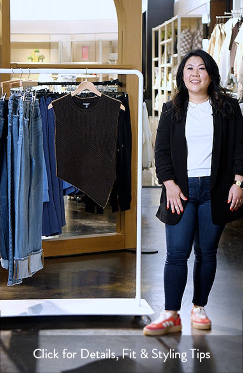 Jaylin Asymmetric Sweater Vest, sales video thumbnail