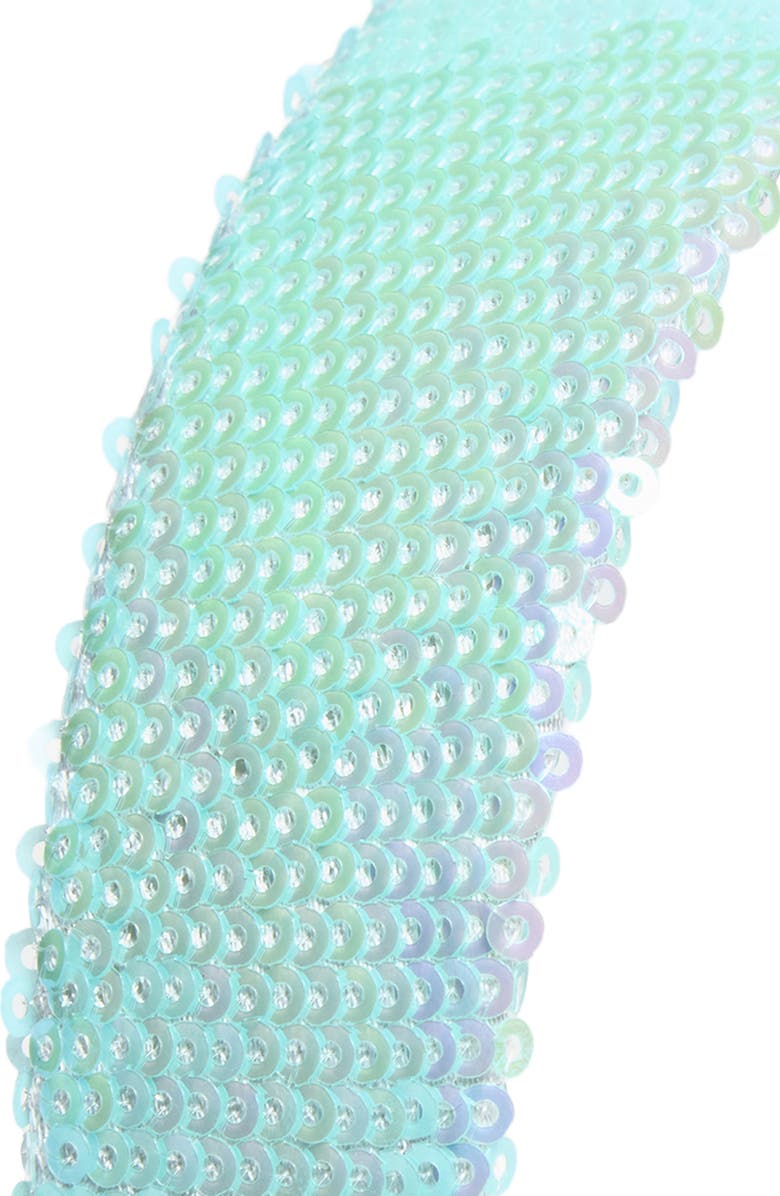 Cara Kids' Sparkle Puff Headband, Alternate, color, Blue