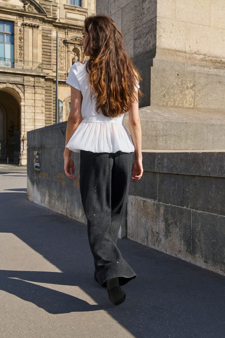 Embellished Trousers, Alternate, color, Dark gray