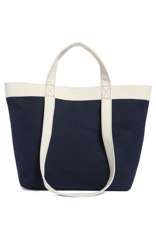 Zella Travel Canvas Tote In Navy Sapphire
