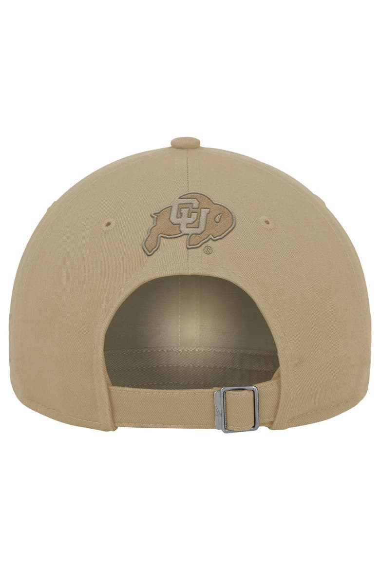 Men's Nike Beige Colorado Buffaloes Club Adjustable Hat, Alternate, color, Beige