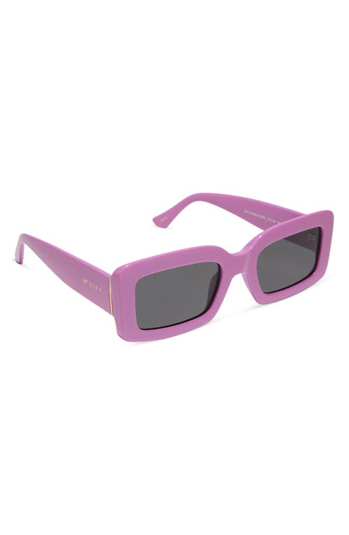 Diff 53mm Rectangle Sunglasses In Purple