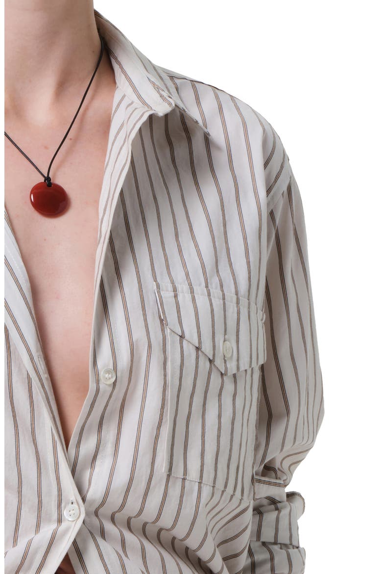 Shay Stripe Button-Up Shirt, Alternate, color, ALBISTRIPE