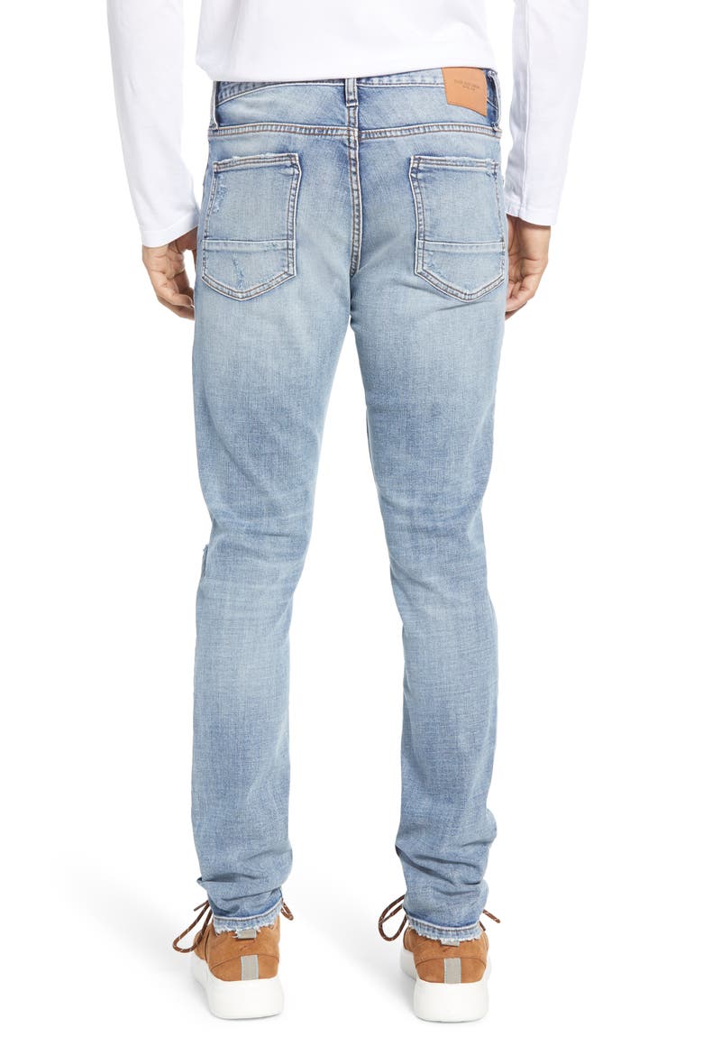 Kenaston Ripped Slim Fit Jeans, Alternate, color, INDIGO