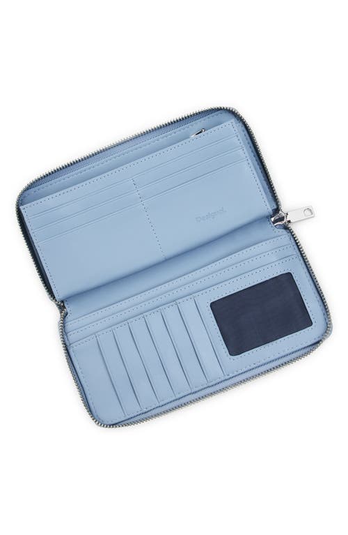 Shop Desigual Denim Zip Around Wallet