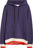 Golden Goose Journey Stripe Trim Graphic Hoodie