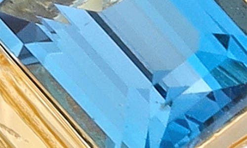 Ys Gems London Blue Topaz Ring In Blue