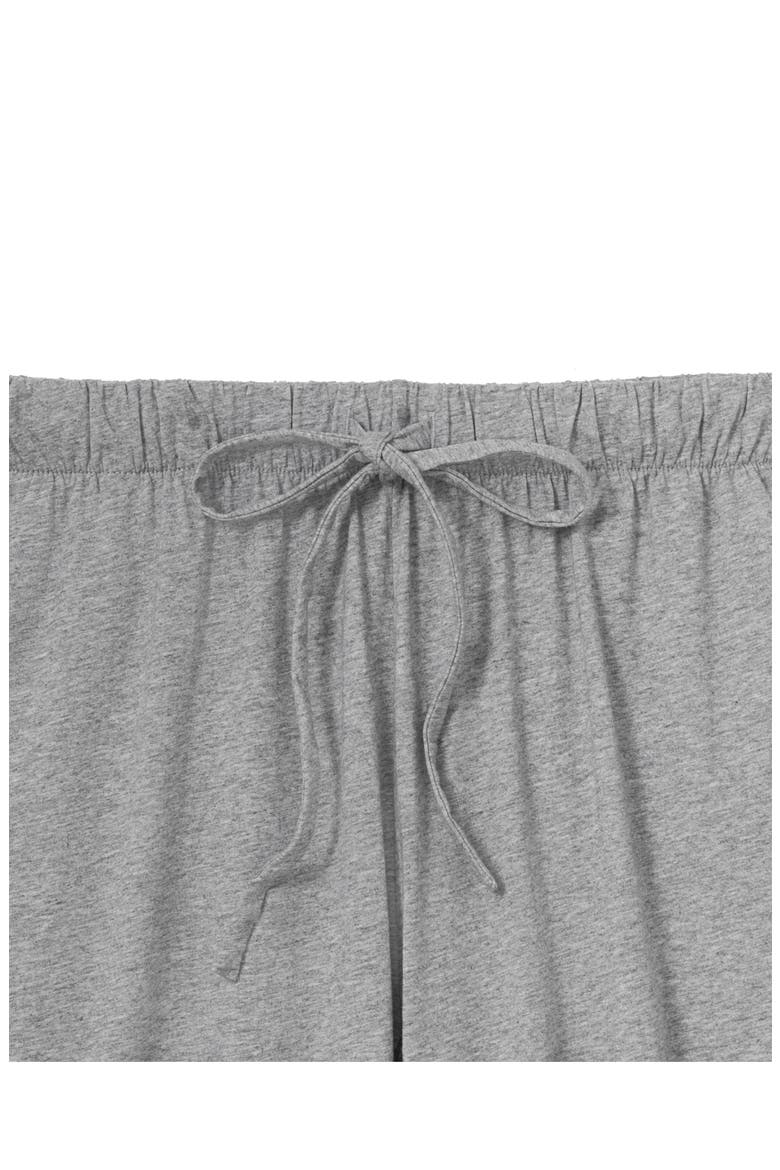 Olivia Wide Leg Pima Cotton Pajamas, Alternate, color, GREY