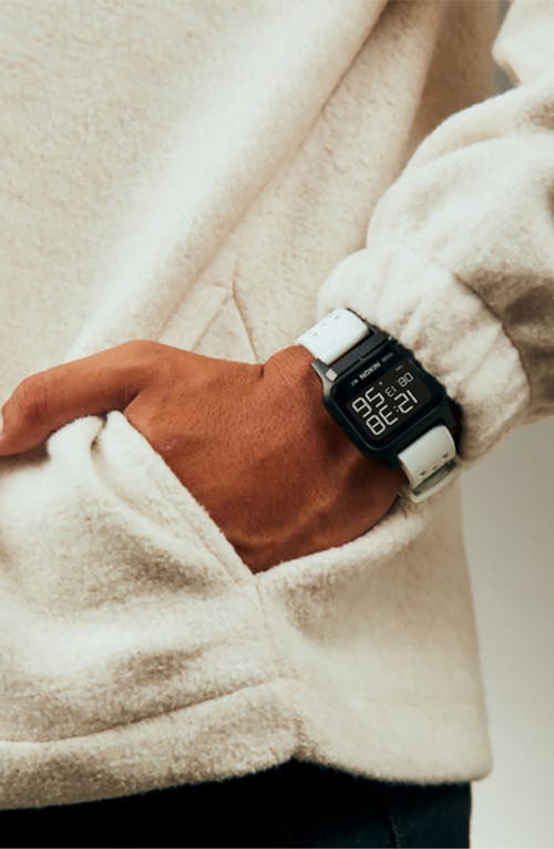 Nixon Heat Digital Rubber Strap Watch In Multi