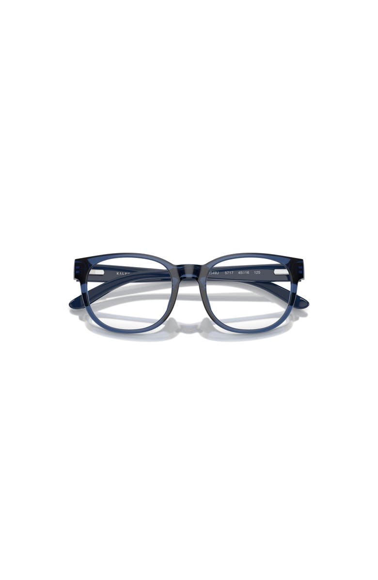 Polo Ralph Lauren 45mm Round optical glasses, Alternate, color, Blue